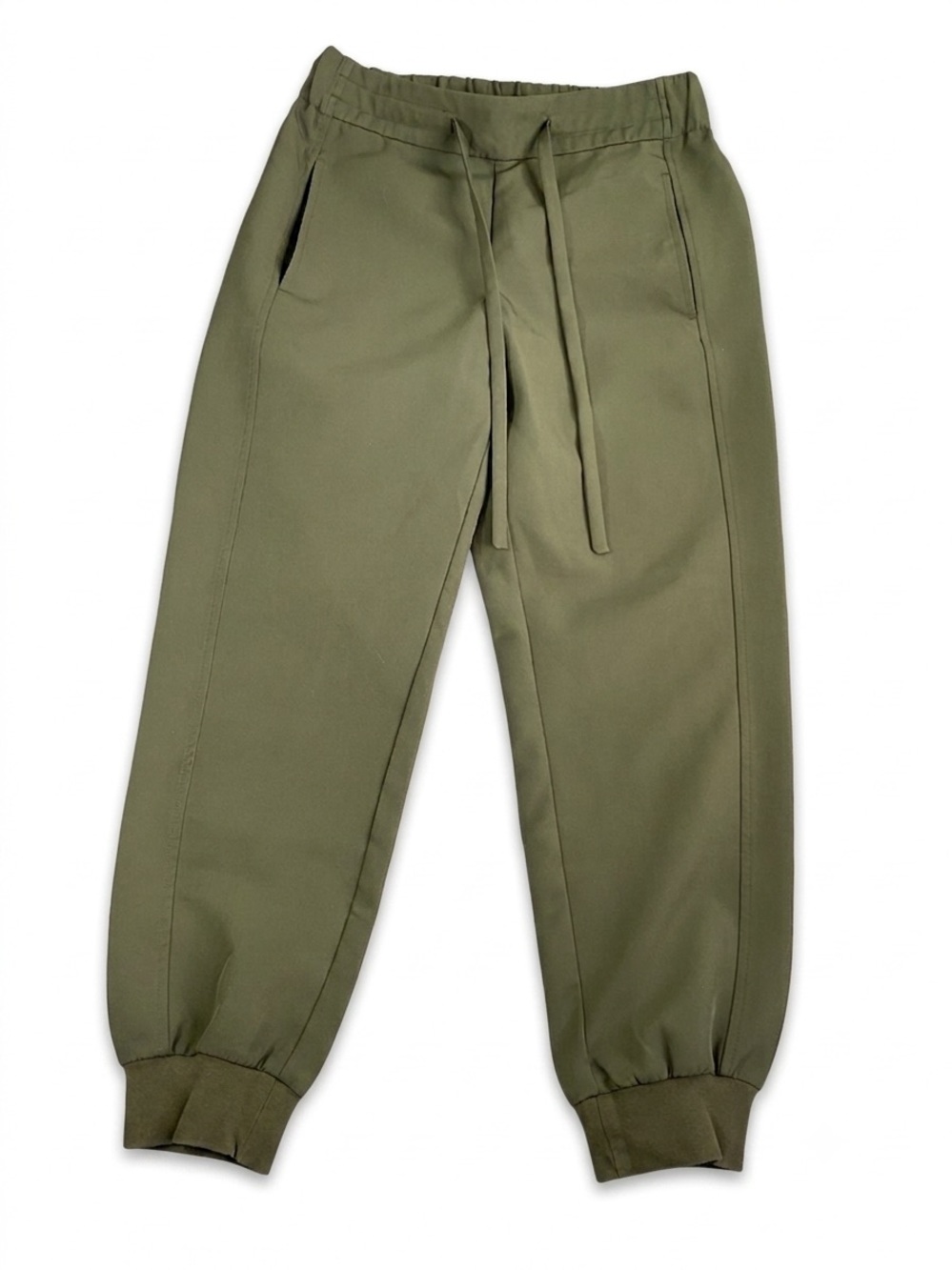 Prologue Olive Jogger Pants with Drawstring Waist